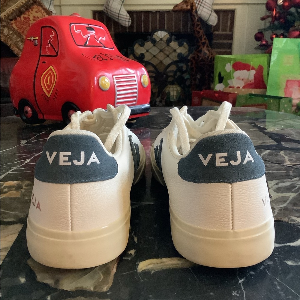 Vega campo white California leather men’s sneakers size 7 - Picture 5 of 11